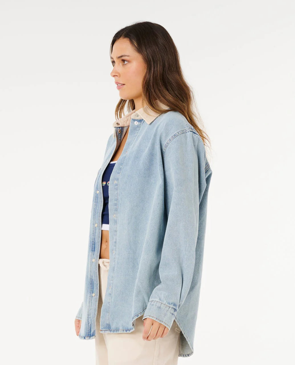 Rip Curl Surf Side Relaxed Denim Shirt