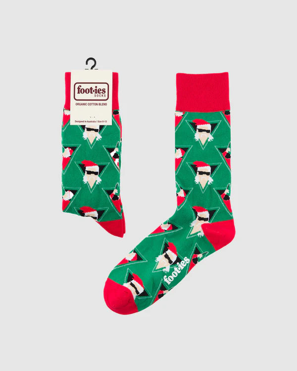 Foot-ies Christmas Shoey Santa Socks