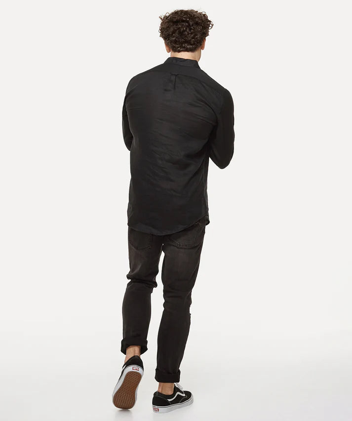Industrie The Tennyson Linen Blend LS Shirt