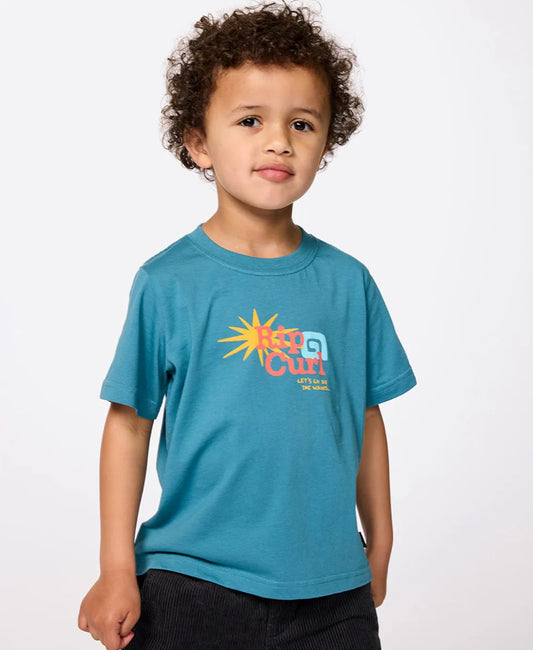 Rip Curl Lets See The Waves Tee Boys