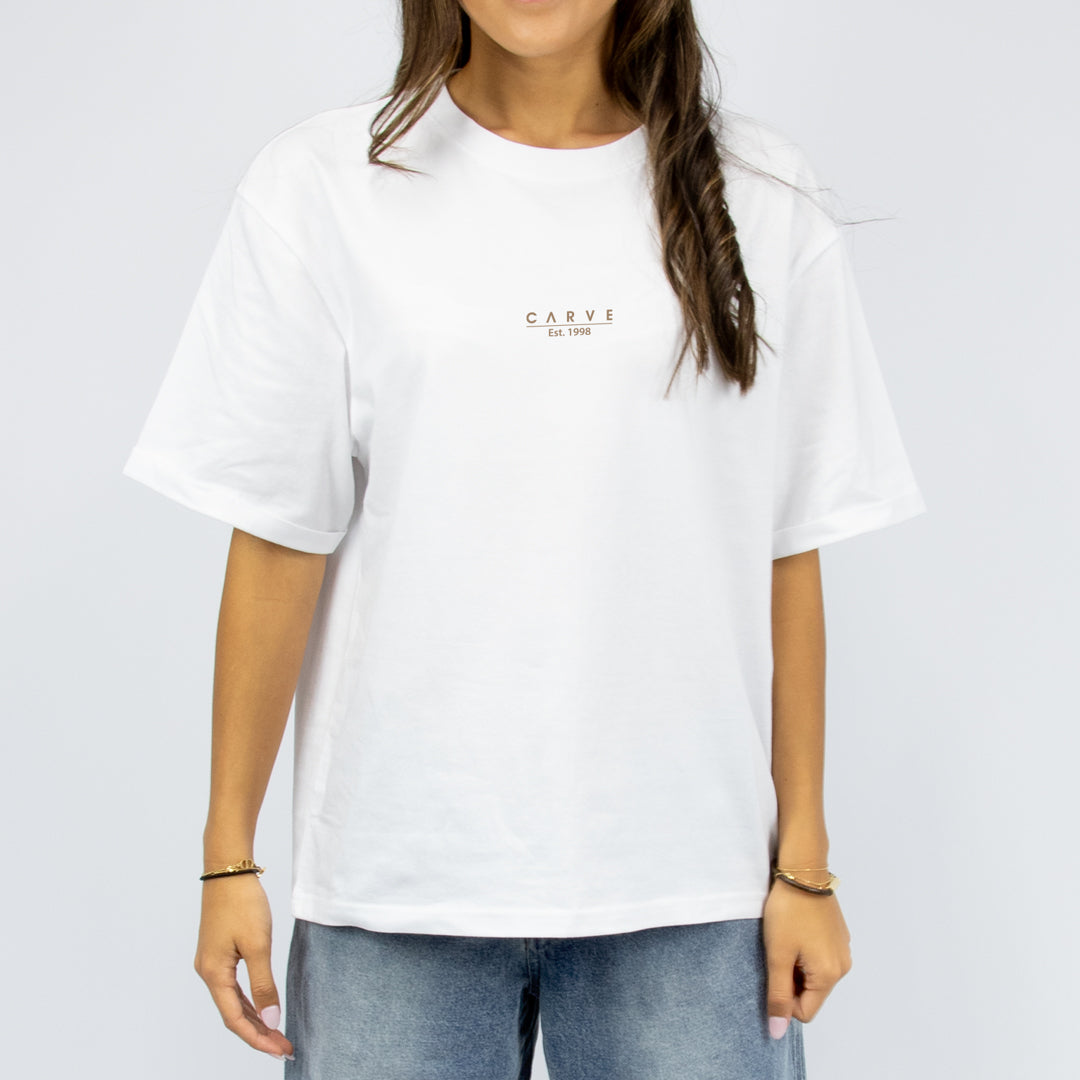 Carve Series Womens Oversized Short Sleeve Tee
