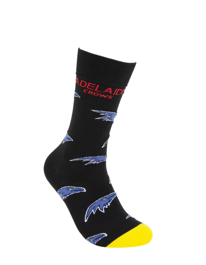 Foot-ies Adelaide Crows Mascot Organic Cotton Socks