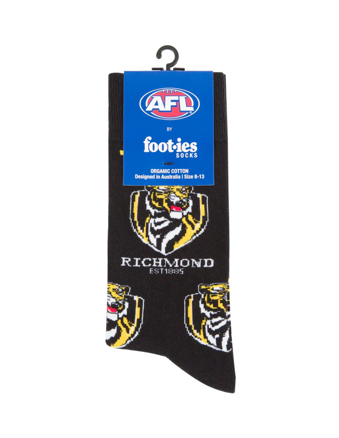 Foot-ies Richmond Tigers Mascot Organic Socks