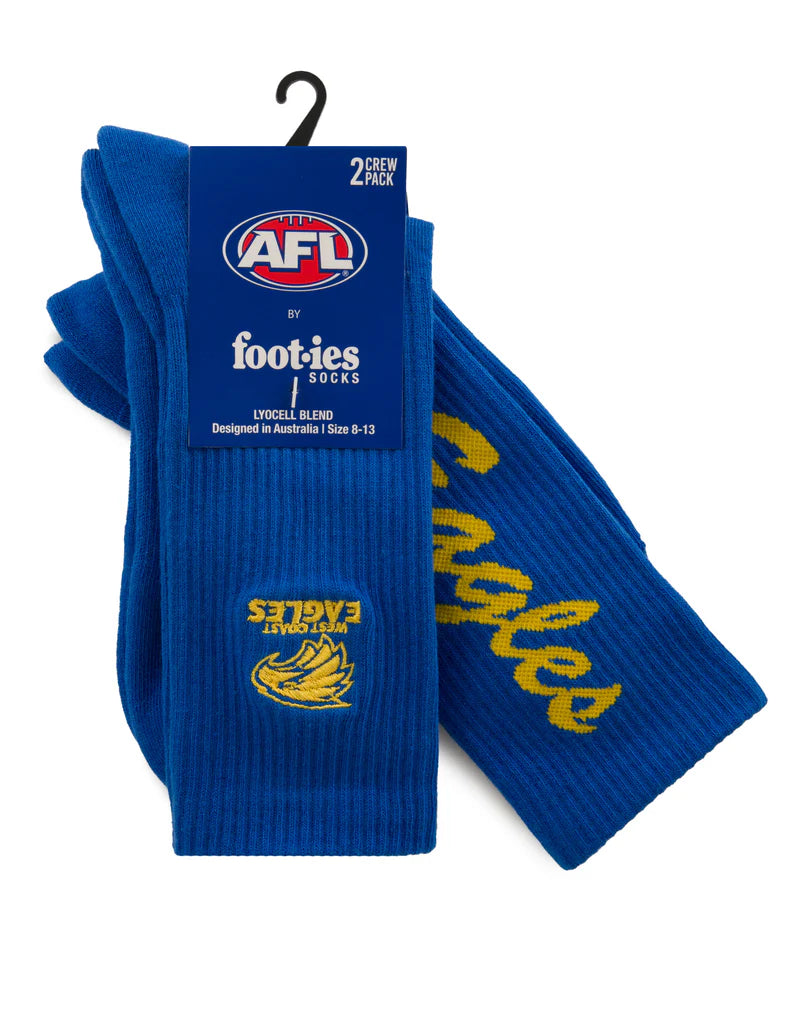 Foot-ies West Coast Eagles Sneaker Sock