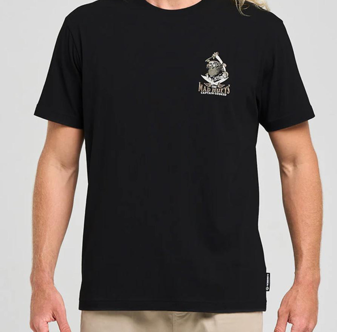 Mad Hueys Captain Ship Faced SS Tee