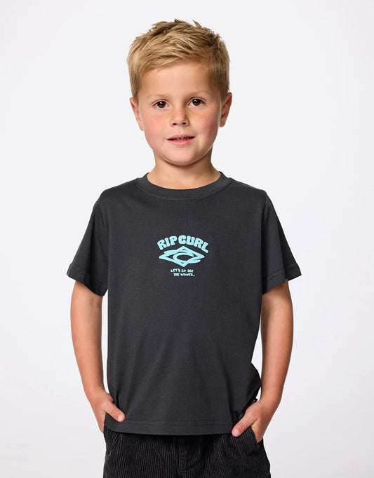 Rip Curl Wve Dayz Logo Tee Boys