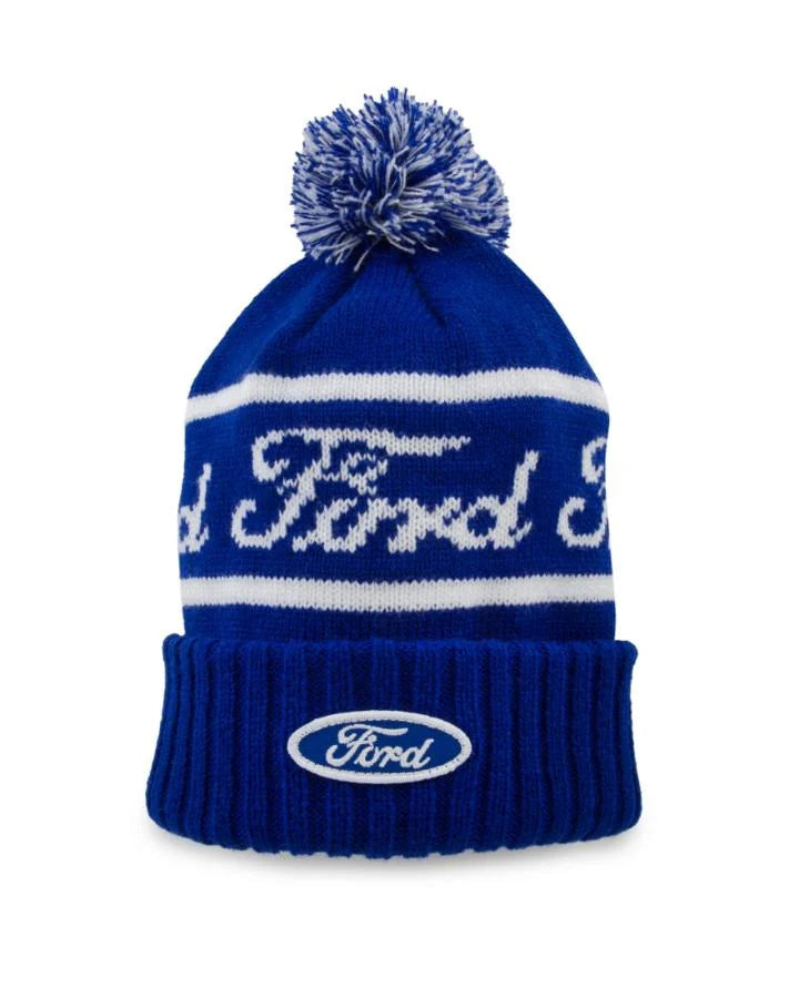 Gilroy Co Ford Stripe Patch Pillowline Beanie