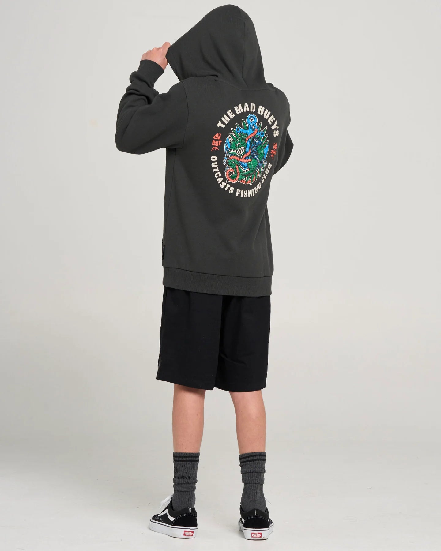 The Mad Hueys Outcasts Youth Hooded Pullover