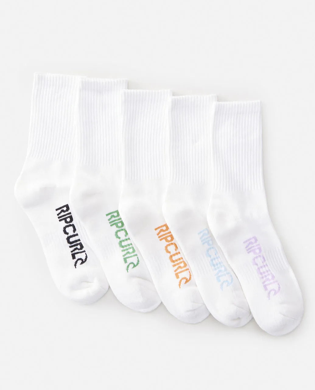 Rip Curl School Crew Socks Pk5 Boys