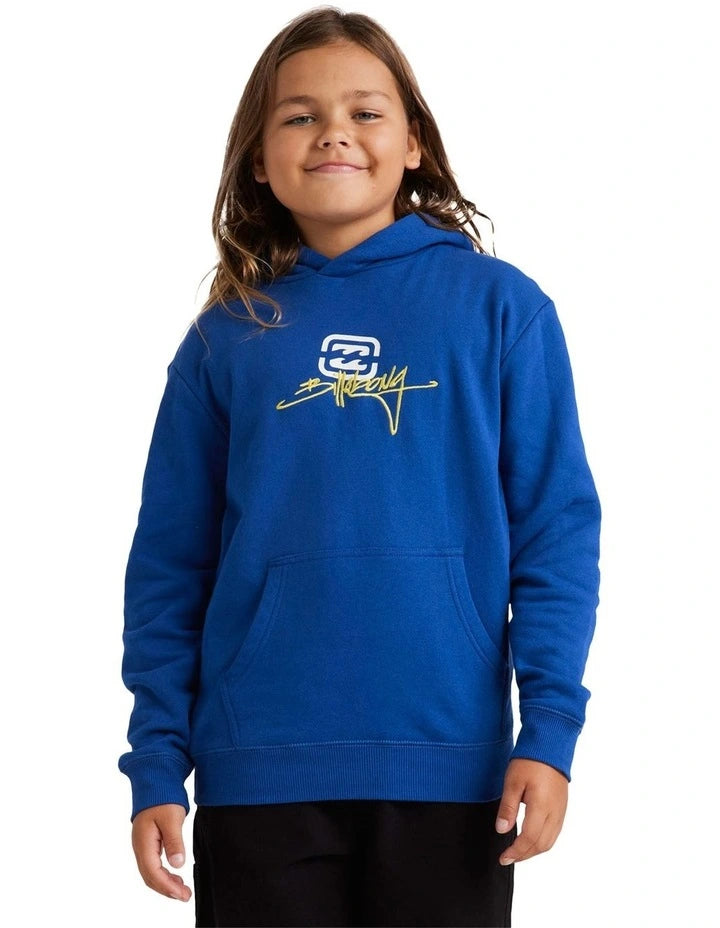Billabong OG Script Pop Hood Boys