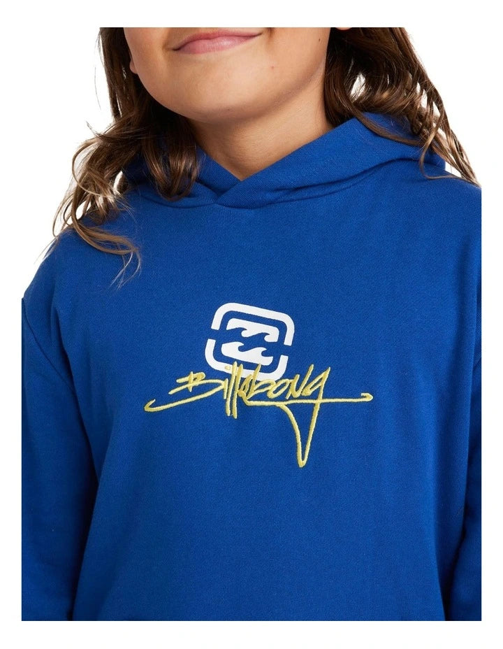 Billabong OG Script Pop Hood Boys