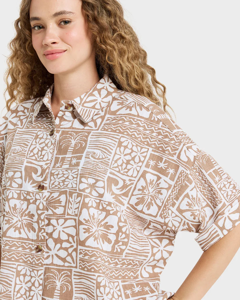 Roxy Beachy Nostalgia Slub Shirt
