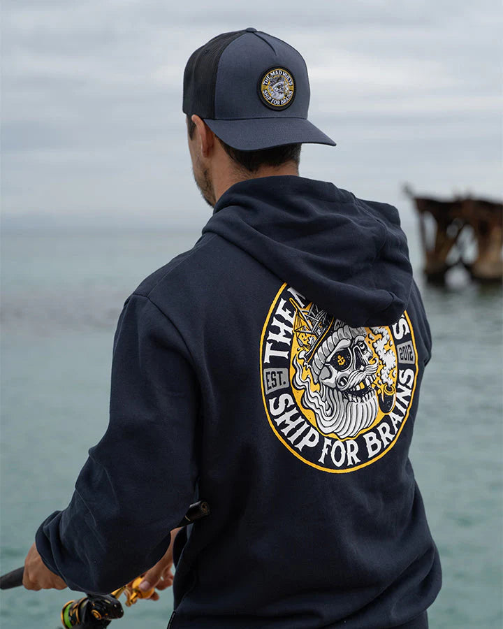 The Mad Hueys Ship For Brains Pullover Hoodie