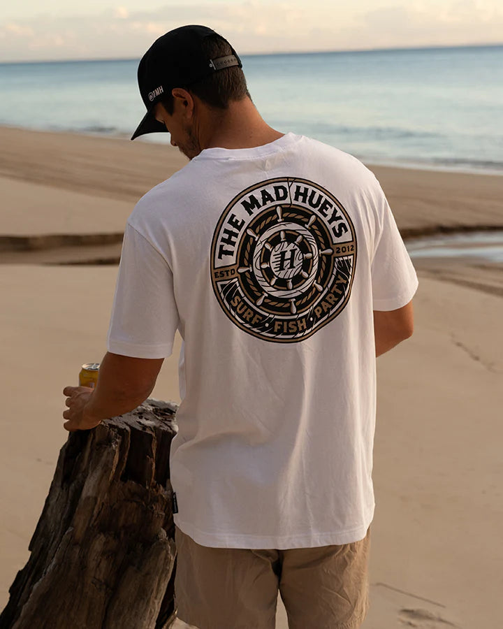 Mad Hueys Ship Wheel SS Tee