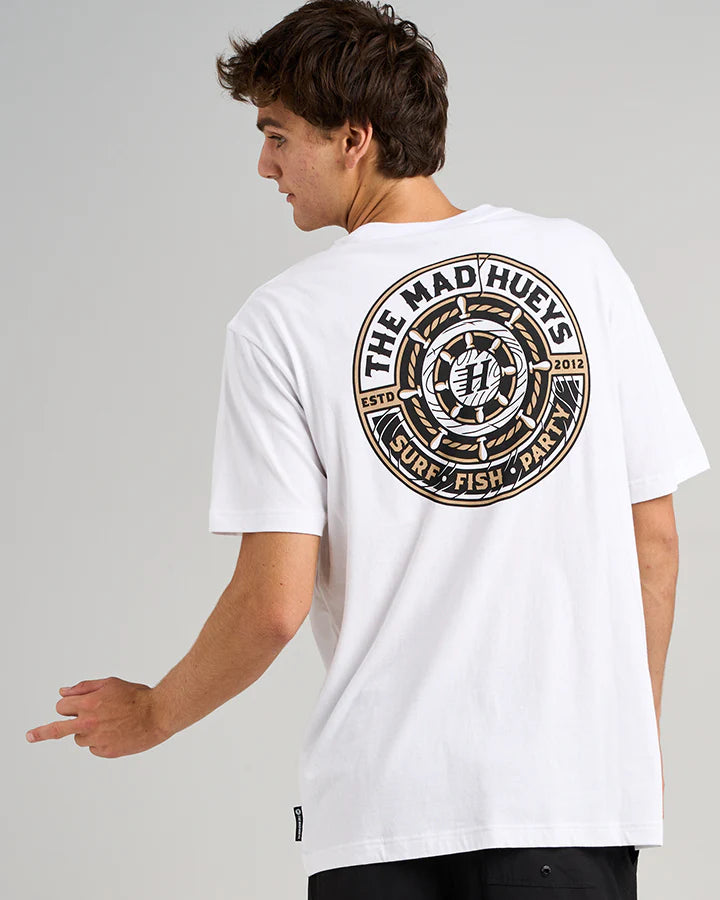 Mad Hueys Ship Wheel SS Tee