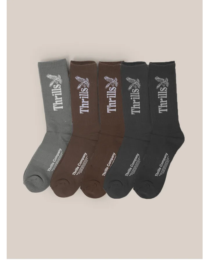 Thrills Workwear 5PK Socks