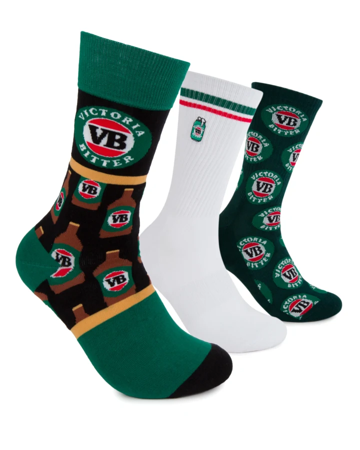 Foot-ies VB Assorted Socks Pk3 Gift Can