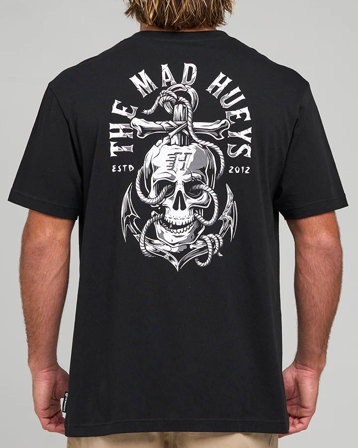 The Mad Hueys Rope Skull Anchor SS Tee