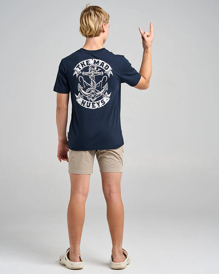 Mad Hueys Drop Anchor Youth SS Tee