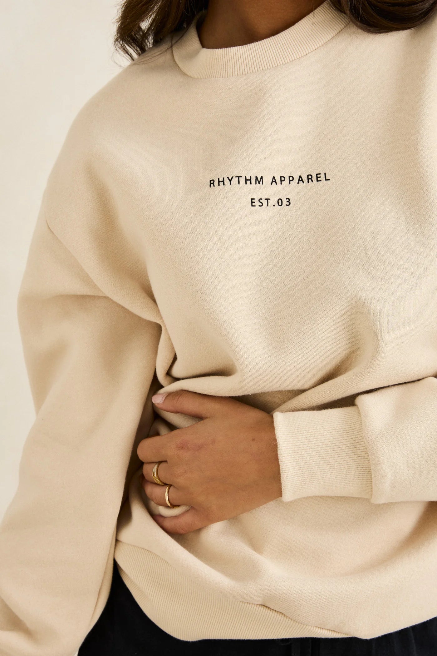 Rhythm Classic Brand Fleece Crew