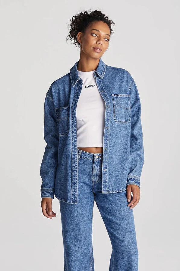 Lee Signature Relaxed Denim Shirt