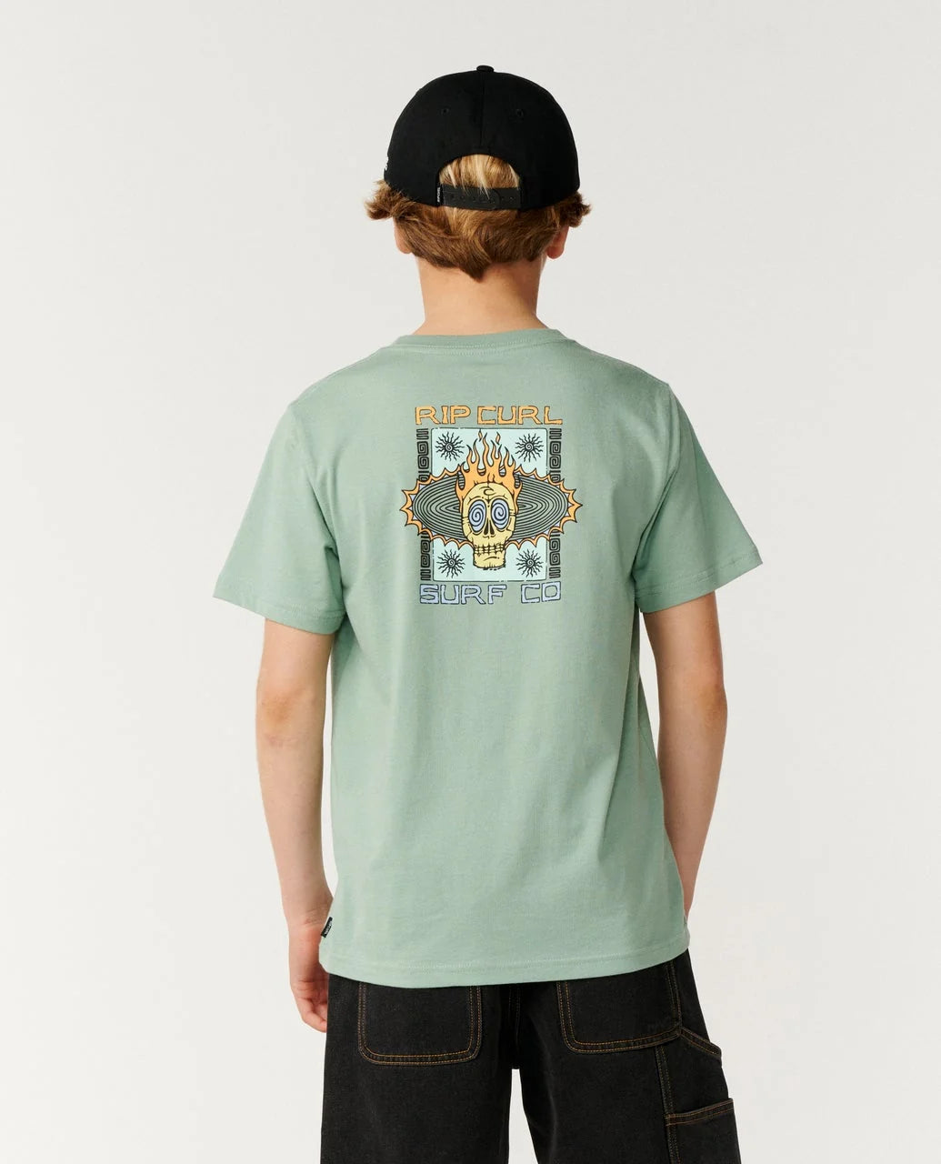 Rip Curl New Cosmic Skull Boys Tee