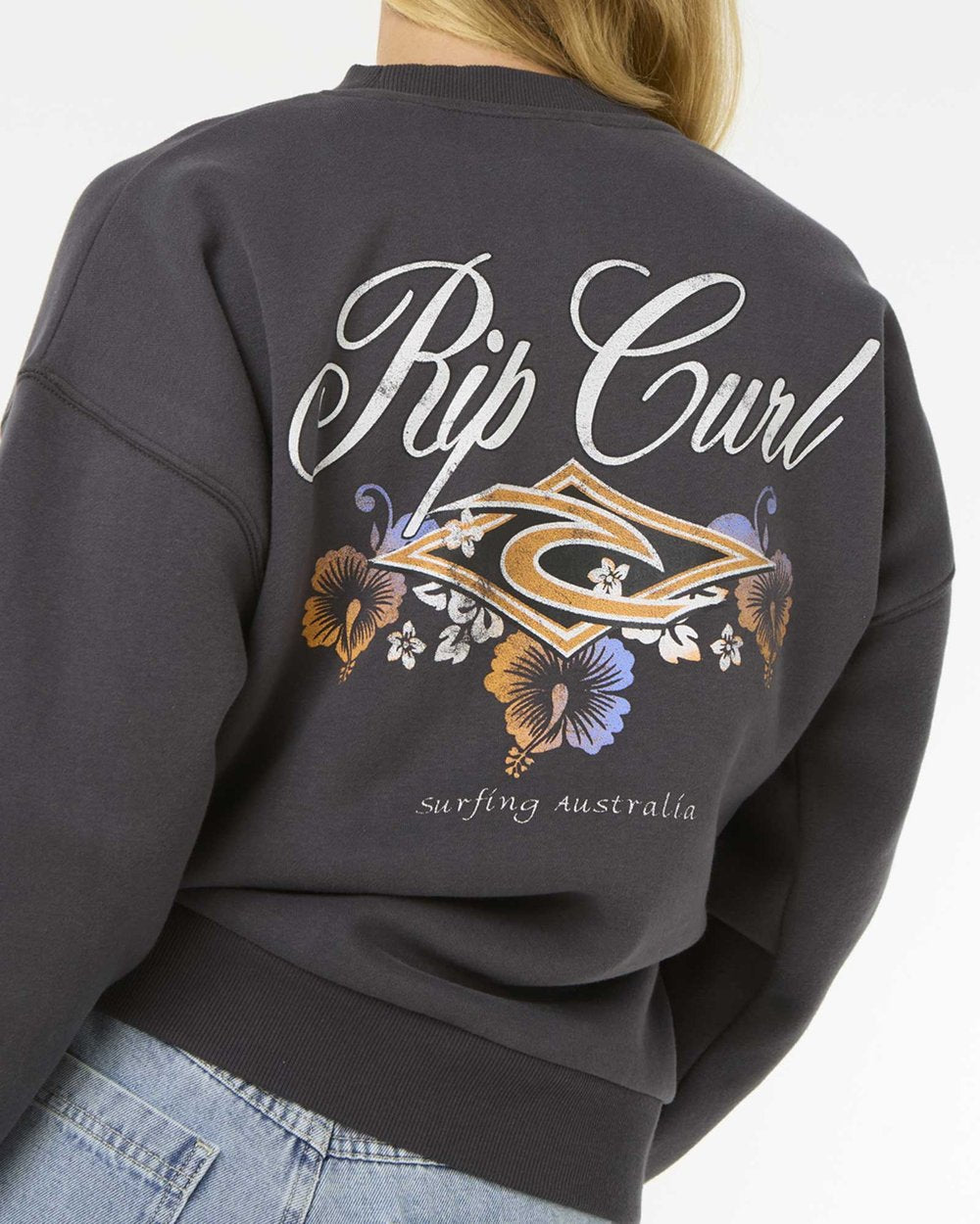 Rip Curl Hibiscus Diamond Heritage Crew