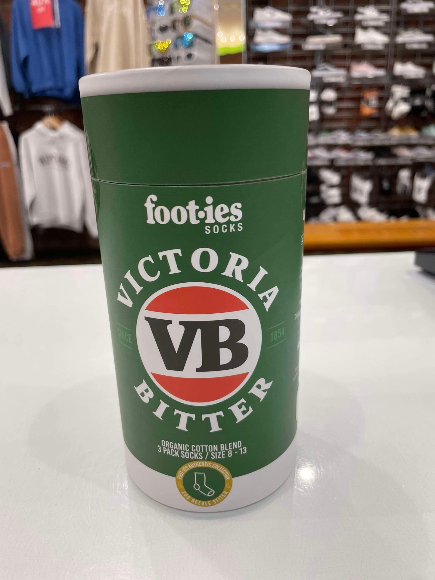 Footies VB Combo Socks 3pk Gift Can