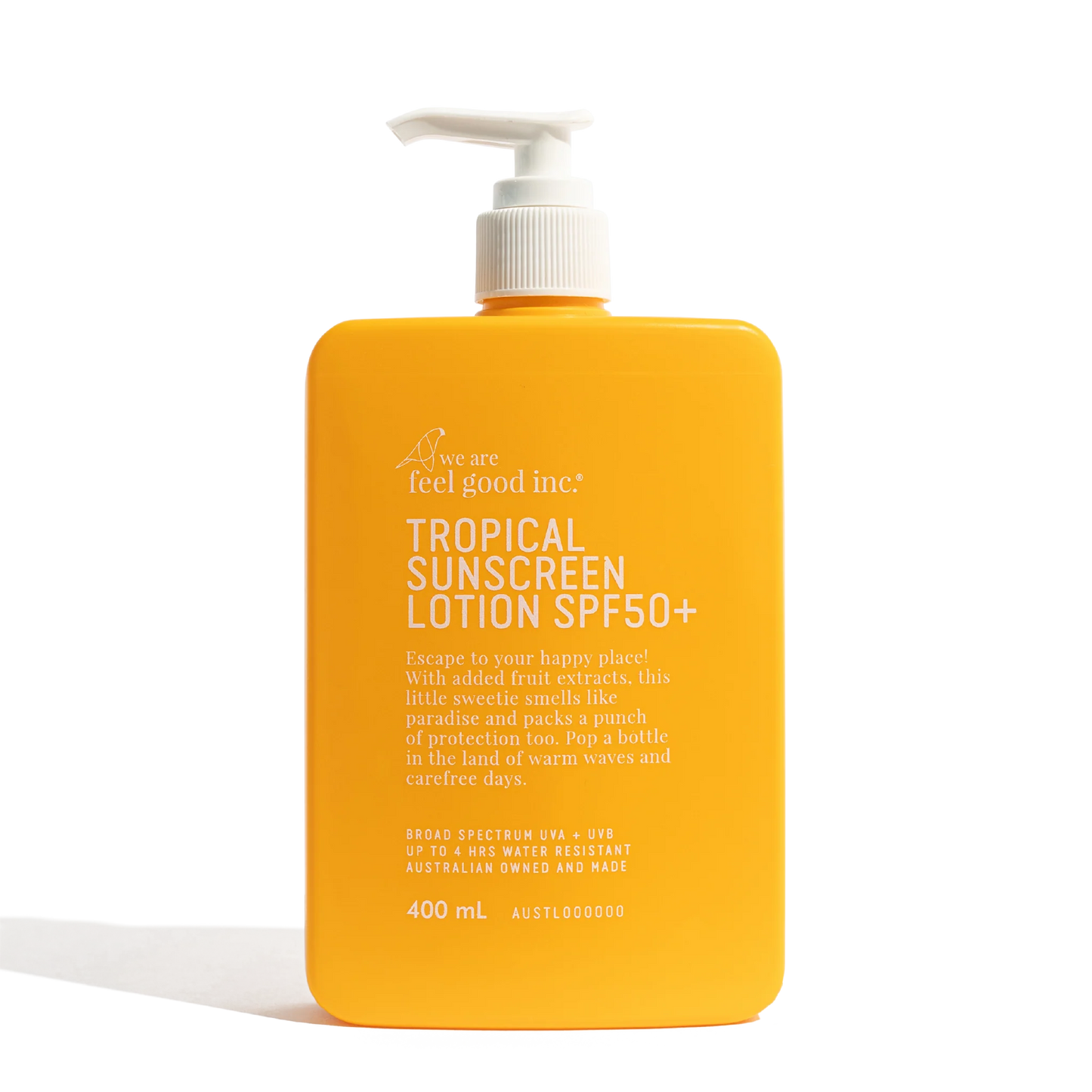 We Are Feel Good Inc Tropical Sunscreen Lotion SPF50 400ml