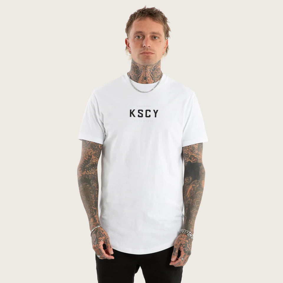 Kiss Chacey Stamp Dual Curved Tee