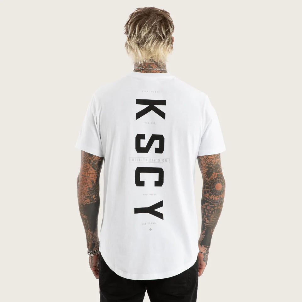 Kiss Chacey Stamp Dual Curved Tee