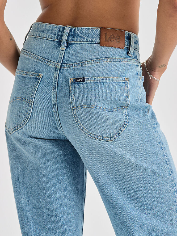 Lee High Straight Crop Skyline Jeans