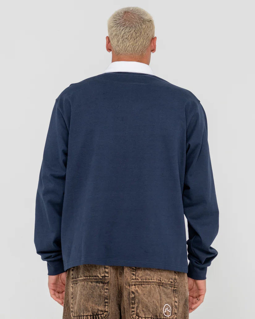 Rusty Harvard Long Sleeve Ruby Tee