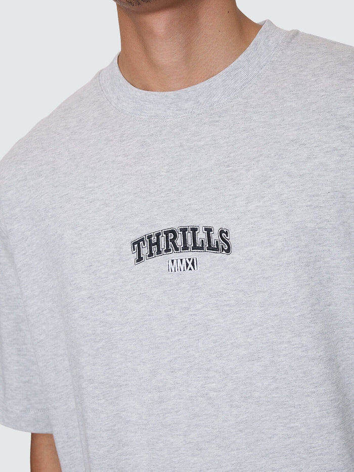 Thrills Victory Embro Box Fit Oversized Croppe Tee