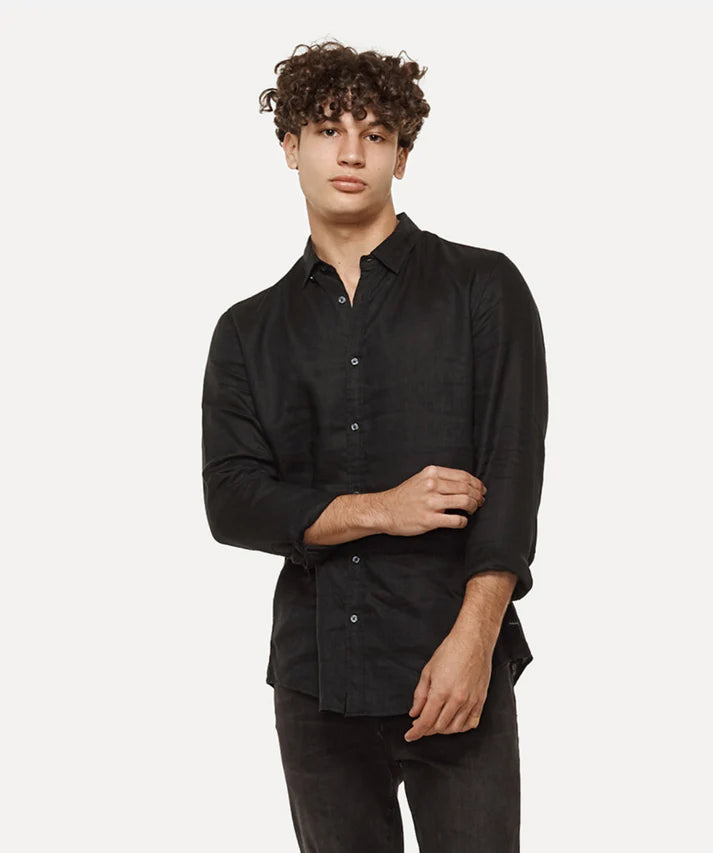Industrie The Tennyson Linen Blend LS Shirt