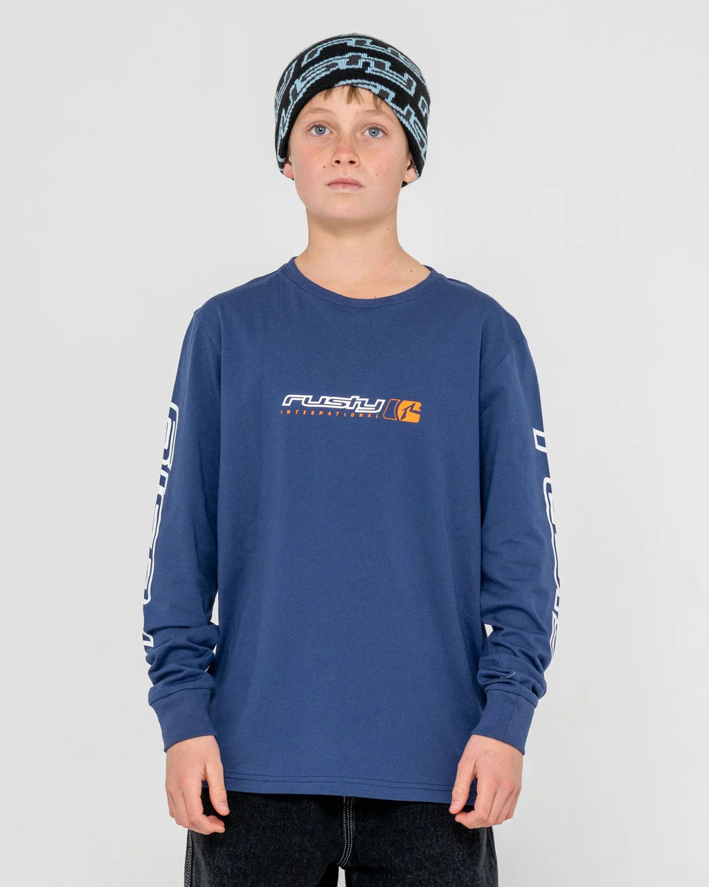 Rusty Jetsetter Long Sleeve Tee Boys