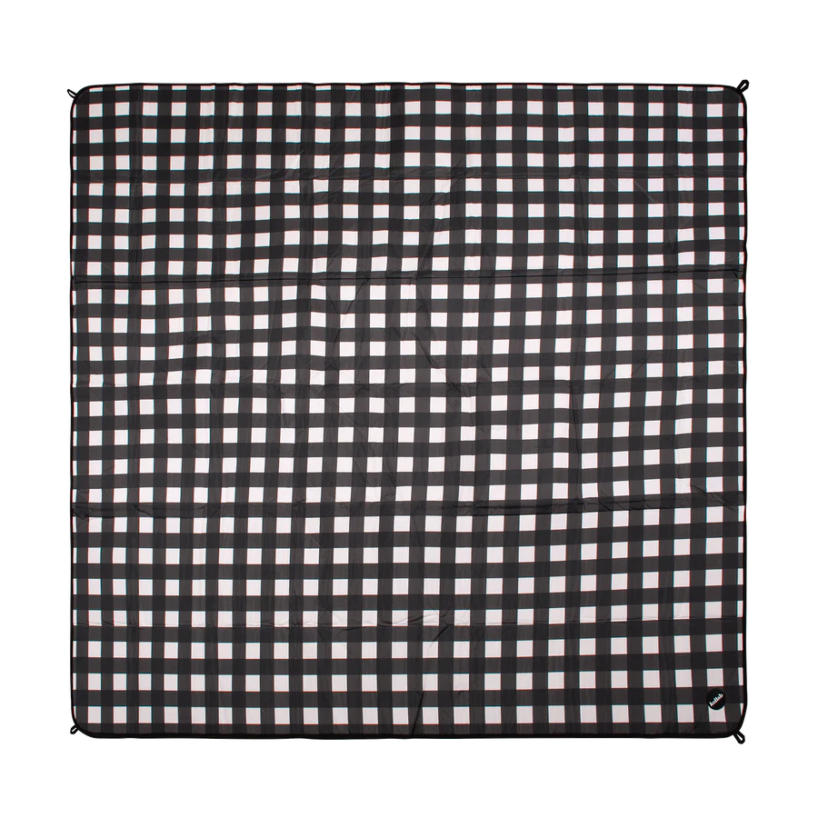 Kollab Picnic Mat Black Check