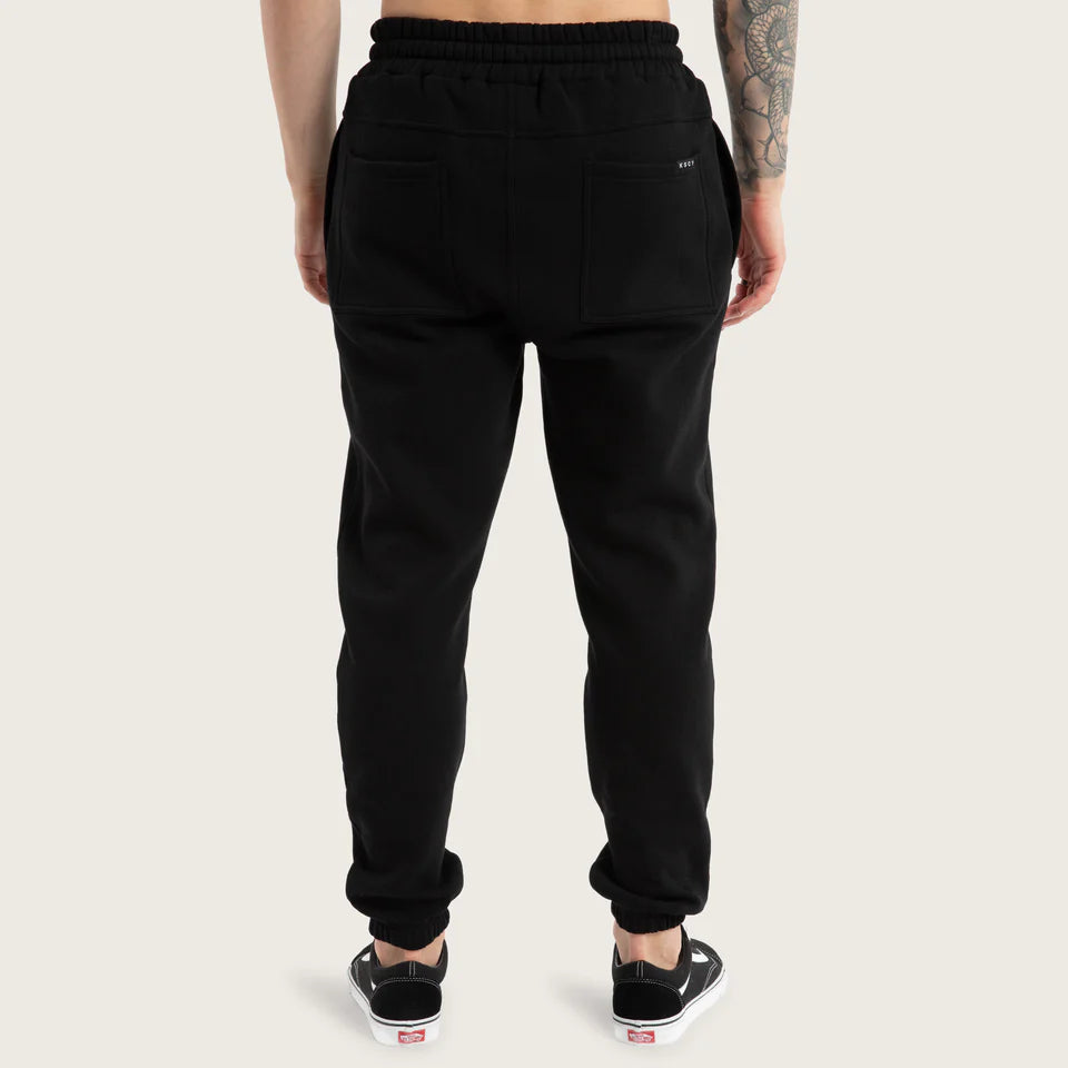 Rear view of Kiss Chacey Brea Trackpant in black
