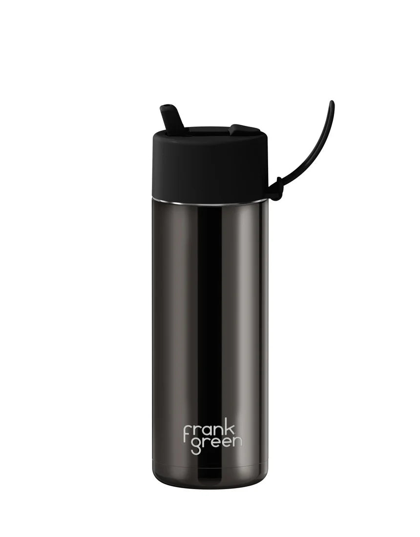 Frank Green 20oz SSC Reusable Bottle Shadow Chrome