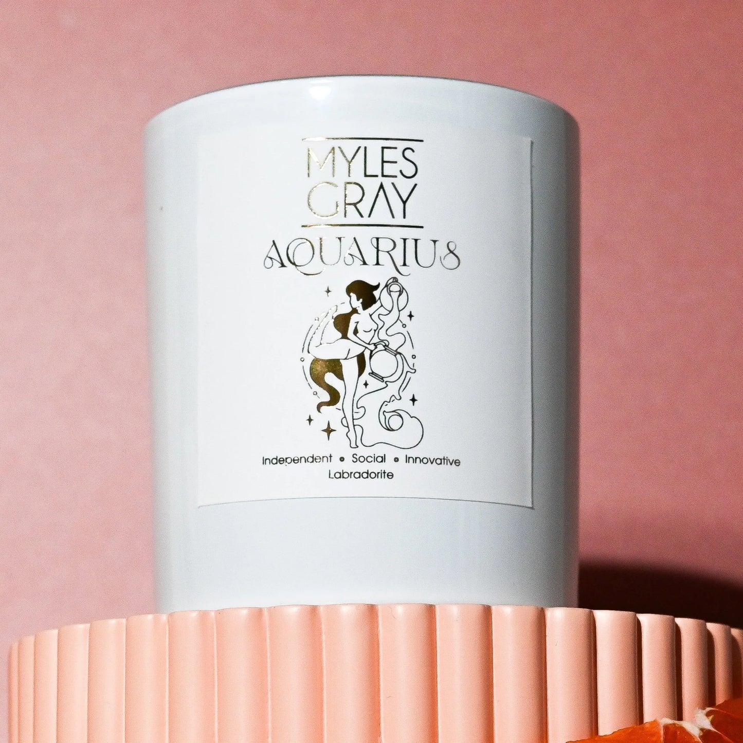 Myles Gray Zodiac Aquarius Candle