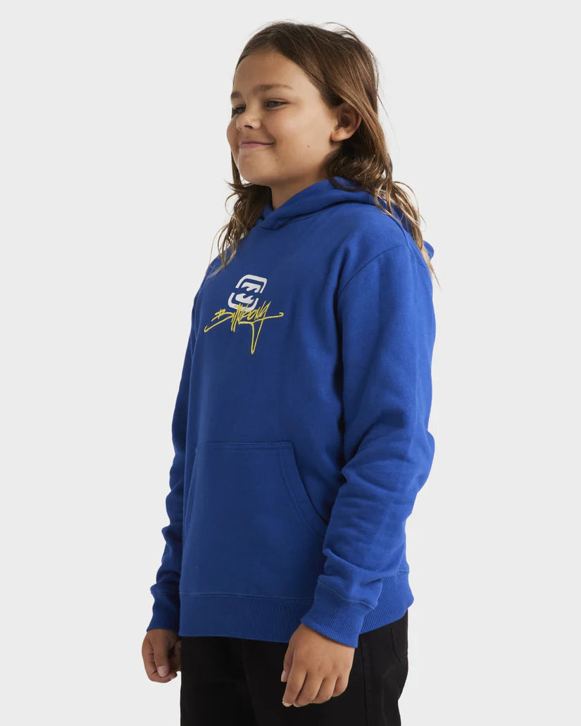 Billabong OG Script Pop Hood Boys