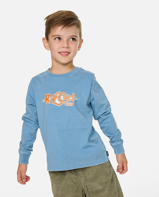 Rip Curl Ride The Waves LS Toddler boys Tee