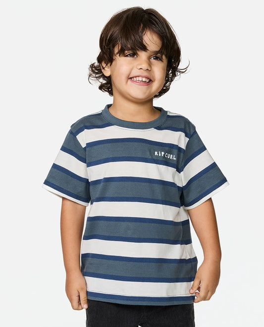 Rip Curl Surf Check Stripe Tee Boys