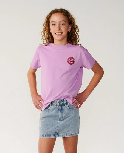 Rip Curl Surf Puff Relaxed Tee Girls