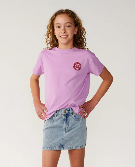 Rip Curl Surf Puff Relaxed Tee Girls