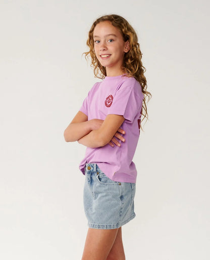 Rip Curl Surf Puff Relaxed Tee Girls