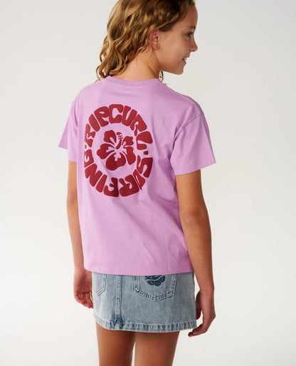 Rip Curl Surf Puff Relaxed Tee Girls