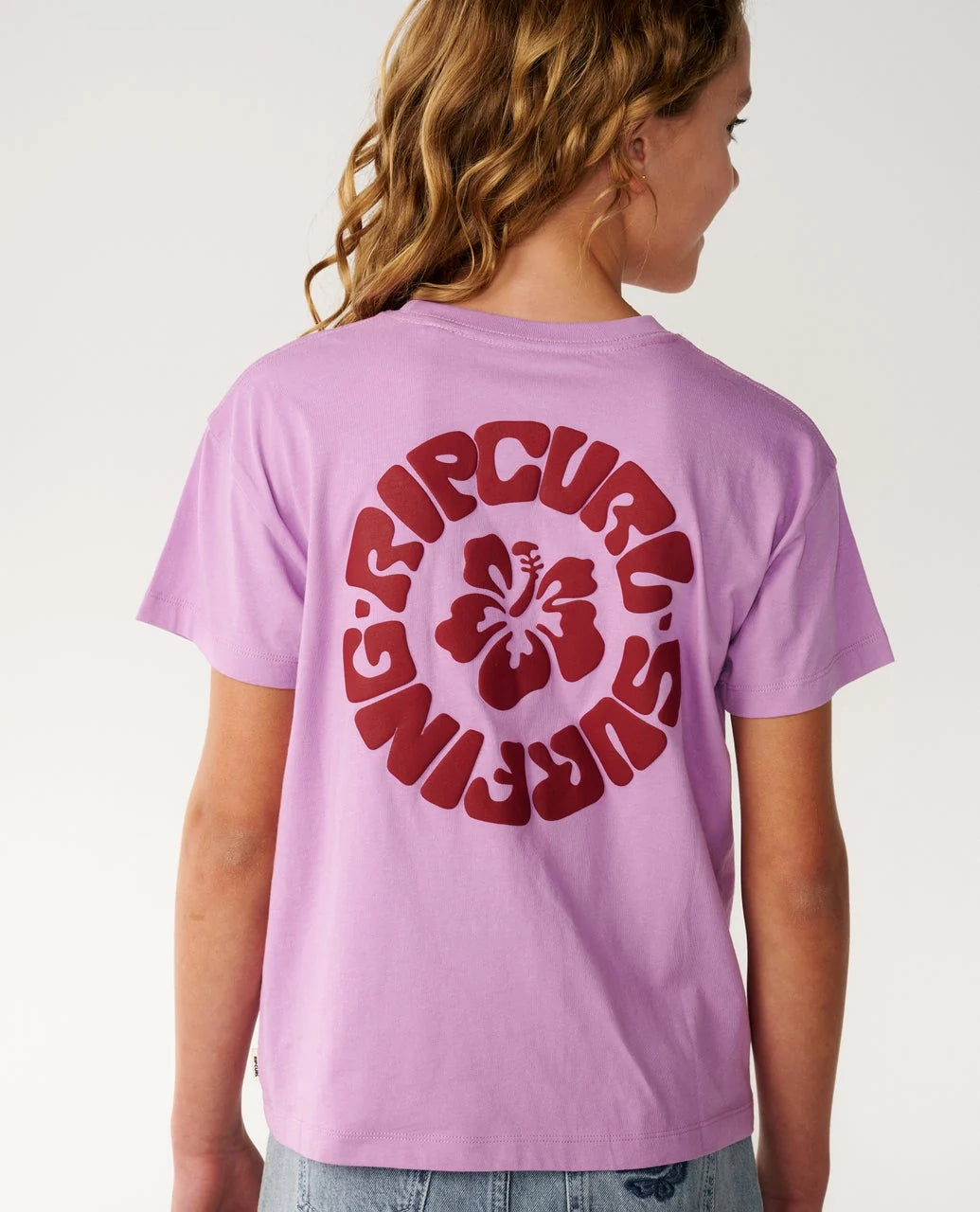 Rip Curl Surf Puff Relaxed Tee Girls