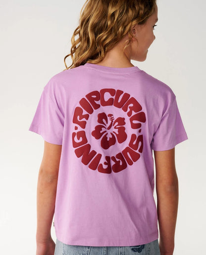 Rip Curl Surf Puff Relaxed Tee Girls
