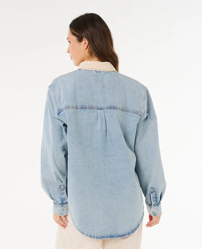 Rip Curl Surf Side Relaxed Denim Shirt